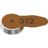VARTA Hörgerätebatterie Hearing Aid Zinc Air 312, PR41 6 Stück, Größe 312