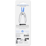 iFixit Mandible Abisolier-Zange schwarz/blau, mit Öffnungsfeder