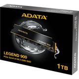 ADATA LEGEND 900 1 TB, SSD schwarz/gold, PCIe 4.0 x4, NVMe 1.4, M.2 2280