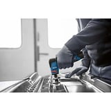 Bosch Professional Akku-Geradschleifer GWG 12V-50 S Professional solo blau/schwarz, ohne Akku und Ladegerät, in L-BOXX