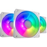 Cooler Master Mobius 120P ARGB 120x120x25, Gehäuselüfter weiß, 3er Pack, 120 mm