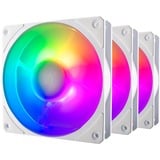 Cooler Master Mobius 120P ARGB 120x120x25, Gehäuselüfter weiß, 3er Pack, 120 mm