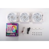 Cooler Master Mobius 120P ARGB 120x120x25, Gehäuselüfter weiß, 3er Pack, 120 mm