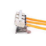Digitus Hutschienenadapter für 3x Keystone Modul edelstahl