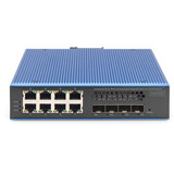 Digitus Industrial 8 + 4 10G Uplink Port L3 managed Gigabit, Switch 
