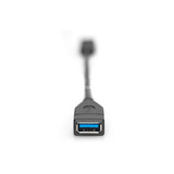 Digitus USB Type-C Adapter schwarz, Type-C auf A