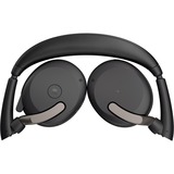Jabra Evolve2 65 Flex Duo WLC, mit Ladepad, Headset schwarz, Stereo, Microsoft Teams, USB-A, Link380a