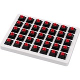 Keychron Cherry MX Red Switch-Set, Tastenschalter rot/schwarz, 35 Stück