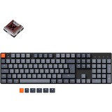 Keychron K5 SE, Gaming-Tastatur schwarz/grau, DE-Layout, Keychron Low Profile Optical Brown, Hot-Swap