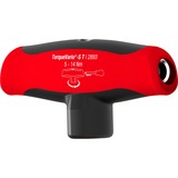 Wiha Drehmoment-Schraubendreher mit Quergriff Set TorqueVario-S T schwarz/rot, 12-teilig, 5 bis 14 Nm