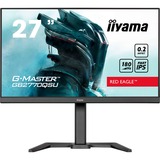 iiyama G-Master GB2770QSU-B6 Red Eagle, Gaming-Monitor 68.6 cm (27 Zoll), schwarz (matt), WQHD, Fast IPS, Ergonomischer, höhenverstellbarer Standfuß, 180Hz Panel