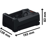 Bosch Dual-Voltage-Ladegerät GAL 12V / 18V-80 Professional schwarz, AMPShare Alliance