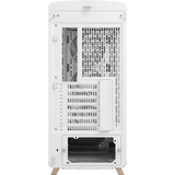 Fractal Design Summit Chalk White TG Clear Tint, Tower-Gehäuse weiß/holz