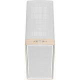 Fractal Design Summit Chalk White TG Clear Tint, Tower-Gehäuse weiß/holz