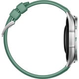 Huawei Watch GT 6 46mm (Atum-B19W), Smartwatch silber, grünes Nylonarmband