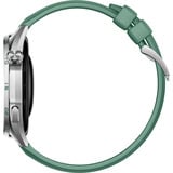 Huawei Watch GT 6 46mm (Atum-B19W), Smartwatch silber, grünes Nylonarmband