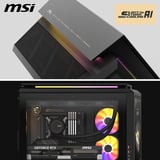 MSI MEG Vision X AI 2NVR7-236AT, Gaming-PC schwarz/transparent, Windows 11 Home
