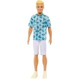 Mattel Barbie Ken Fashionistas Puppe #211 mit blondem Haar und Kaktus-T-Shirt 