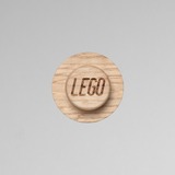 Room Copenhagen LEGO 1x1 Garderobe, 3er-Set 40160900, Wandhalterung eiche, hell