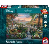 Schmidt Spiele Thomas Kinkade Studios: Painter of Light - Disney 101 Dalmatiner, Puzzle 1000 Teile