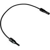  Solar Verlängerungskabel 6mm², Stecker - Buchse 0,5 Meter, 0% schwarz, 0% MWST