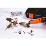 BLACK+DECKER Multifunktions-Werkzeug BCRT8IK-XJ, 7,2Volt orange/schwarz, 52-teiliges Zubehör, im Koffer