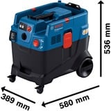 Bosch Professional GAS 400 A Professional , Nass-/Trockensauger blau/schwarz