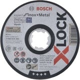 Bosch Professional PRO Stainless Steel and Metal X-LOCK Trennscheibe, Ø 115mm Bohrung 22,23mm, AS 60 T INOX BF, gerade