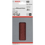 Bosch Schleifblatt C430 Expert for Wood and Paint, 80x133mm, K60 10 Stück, für Schwingschleifer