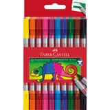 Faber-Castell Doppelender Filzstift, 10er Etui