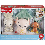 Fisher-Price Sensorische Erlebnisse Geschenkset, Beißring 4 sensorische Spielzeuge