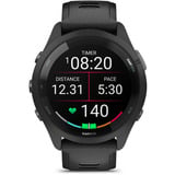 Garmin Forerunner 265, Smartwatch schwarz/hellgrau, 46 mm, Silikon-Armband
