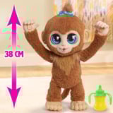 Just Play furReal Peanut laufender Affe mit Bewegungs- und Soundfunktion, Kuscheltier 
