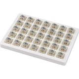 Keychron Cherry MX RGB Silver Switch-Set, Tastenschalter silber/transparent, 35 Stück