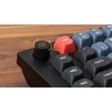 Keychron Q10 Barebone ISO Knob, Gaming-Tastatur blau, Alice Layout, Hot-Swap, Aluminiumrahmen, RGB