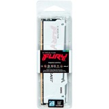 Kingston FURY DIMM 16 GB DDR5-6400, Arbeitsspeicher weiß, KF564C32BWA-16, FURY Beast RGB, INTEL XMP
