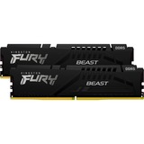 Kingston FURY DIMM 32 GB DDR5-6800 (2x 16 GB) Dual-Kit, Arbeitsspeicher schwarz, KF568C34BBEK2-32, FURY Beast, INTEL XMP, AMD EXPO