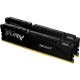 Kingston FURY DIMM 32 GB DDR5-6800 (2x 16 GB) Dual-Kit, Arbeitsspeicher schwarz, KF568C34BBEK2-32, FURY Beast, INTEL XMP, AMD EXPO