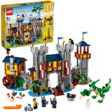 LEGO 31120 Creator Mittelalterliche Burg, Konstruktionsspielzeug mit Drachen Figur, Schloss-Spielzeug