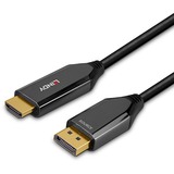 Lindy Aktives Adapterkabel DisplayPort > HDMI 8K60 schwarz, 2 Meter