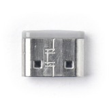 SMARTKEEPER ESSENTIAL USB-C Port Lock (CL04) + Lock Key Mini (U04), Einsteckschloss Farbcode Grau, 4 Stück + 1 Schlüssel