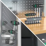 Wera 467/7 Sechsrund HF Set 2 Quergriff-Schraubendreher + Rack, 7-teilig schwarz/grün, mit Haltefunktion