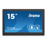 iiyama ProLite TW1523AS-B1P, LED-Monitor 39.5 cm(15.6 Zoll), schwarz, FullHD, Touchscreen, Mini HDMI-Ausgang