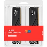 ADATA DIMM 32 GB DDR5-6400 (2x 16 GB) Dual-Kit, Arbeitsspeicher schwarz, AX5U6400C3216G-DTLABBK, XPG Lancer Blade, INTEL XMP, AMD EXPO