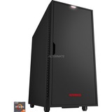 ALTERNATE PC Level Up! AMD Edition, Gaming-PC schwarz, Windows 10 Home 64-Bit