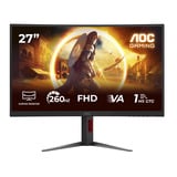 AOC AGON C27G4Z2, Gaming-Monitor 68.5 cm (27 Zoll), schwarz (matt), FullHD, Fast-VA, HDMI, DP, 240Hz Panel