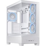 ASUS A31 PLUS TG ARGB , Tower-Gehäuse weiß, Tempered Glass x 2