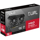 ASUS Radeon RX 7600 XT DUAL GAMING OC, Grafikkarte RDNA 3, GDDR6, 2x DisplayPort, 2x HDMI 2.1