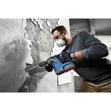 Bosch Professional Akku-Bohrhammer GBH 18V-22 X Professional, 18Volt blau/schwarz, 2x Li-Ionen Akku 4,0Ah, ONECHUCK, in L-BOXX