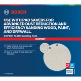 Bosch Professional Expert M480 Netzstruktur-Schleifblatt Ø 225mm, K320 25 Stück, für Trockenbauschleifer
